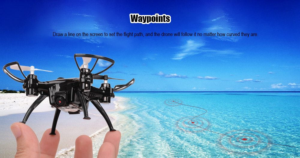 Skytech TK106RHW Mini RC Drone RTF WiFi FPV 0.3MP Camera / Hand Launching / G-sensor Mode