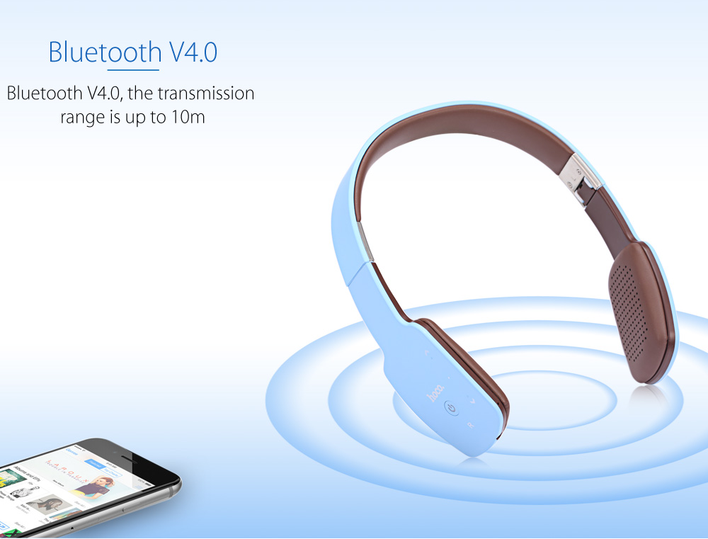 HOCO W4 Wireless Bluetooth V4.0 Headset Headphones HOCO W4 Wireless Bluetooth V4.0 Headset Headphones