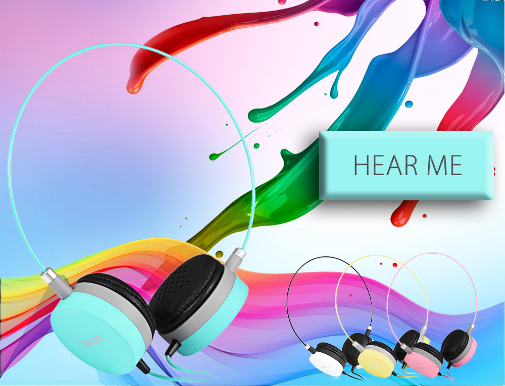 HOCO W3 Wired 3.5MM Headset Headphones HOCO W3 Wired 3.5MM Headset Headphones