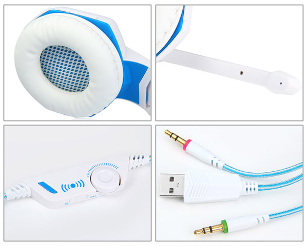 EACH G2100 Gaming Headset Stereo Sound 2.2m Wired Headphone Noise Reduction with Hidden Microphone Vibration for PC Game EACH G2100 Gaming Headset Stereo Sound 2.2m Wired Headphone Noise Reduction with Hidden Microphone Vibration for PC Game