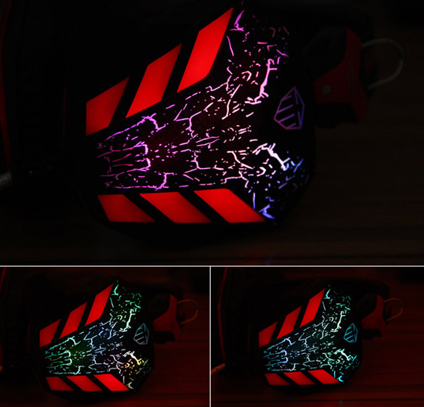 Cosonic CD - 618 Stereo Gaming Headset with Crack Line Design Volumn Control Microphone LED Light Cosonic CD - 618 Stereo Gaming Headset with Crack Line Design Volumn Control Microphone LED Light