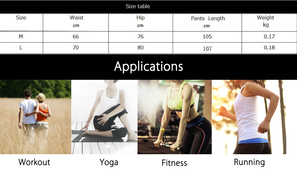 Women Sports Yoga Fitness Running Elastic Pants Tights Slim Leggings Women Sports Yoga Fitness Running Elastic Pants Tights Slim Leggings