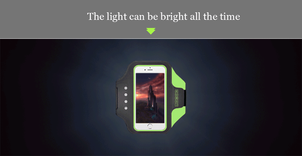 LUMEN Running Arm Phone Case Waterproof Belt Pouch Mobile Cell Zippered Bag LUMEN Running Arm Phone Case Waterproof Belt Pouch Mobile Cell Zippered Bag