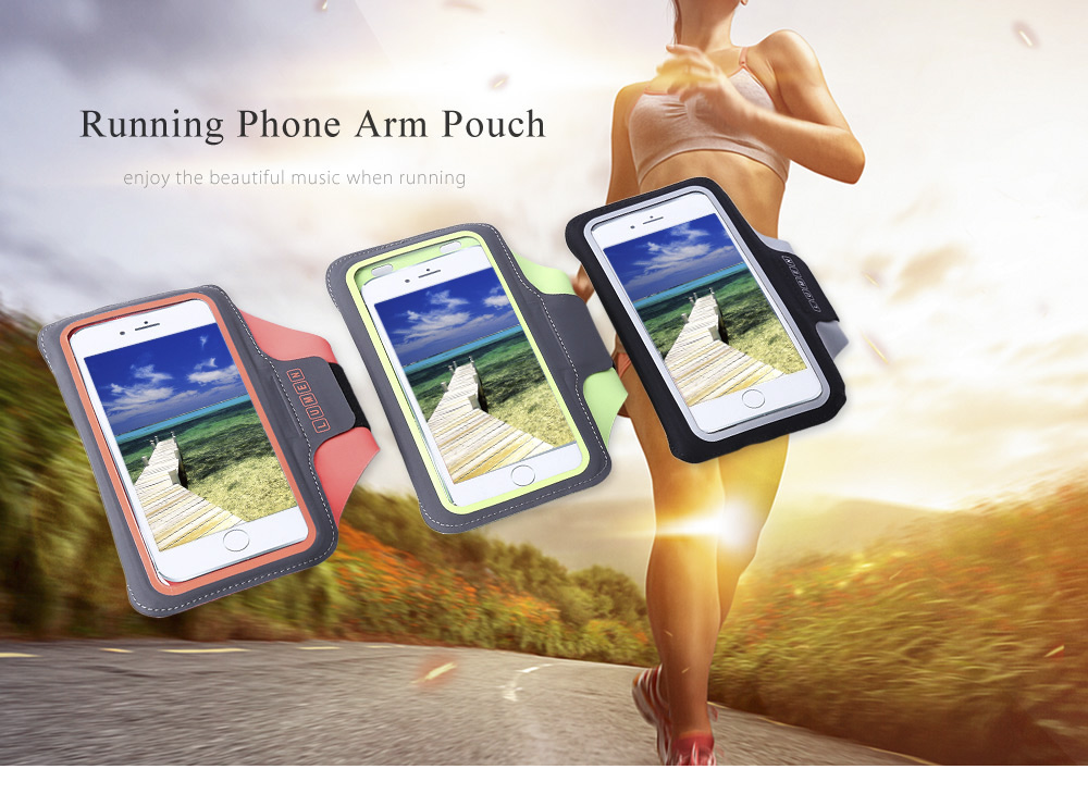 LUMEN Running Arm Phone Case Waterproof Belt Pouch Mobile Cell Zippered Bag LUMEN Running Arm Phone Case Waterproof Belt Pouch Mobile Cell Zippered Bag