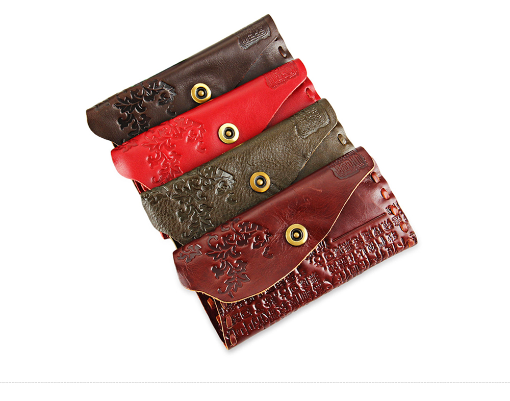 Old Classical Chinese Characters Print Unisex Handmade Snap Fastener Wallet Old Classical Chinese Characters Print Unisex Handmade Snap Fastener Wallet