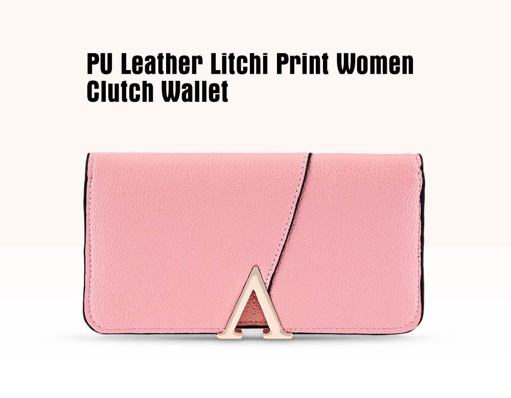 PU Leather Snap Fastener Women Card Holder Clutch Wallet PU Leather Snap Fastener Women Card Holder Clutch Wallet