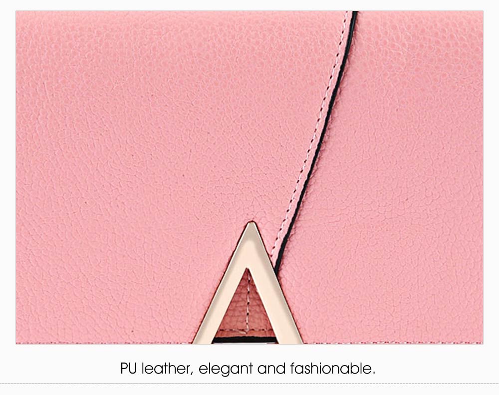 PU Leather Snap Fastener Women Card Holder Clutch Wallet PU Leather Snap Fastener Women Card Holder Clutch Wallet