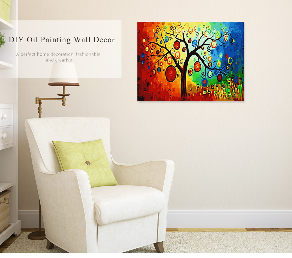 40 x 30CM Abstract Money Tree Digital Oil Painting Wall Decor 40 x 30CM Abstract Money Tree Digital Oil Painting Wall Decor