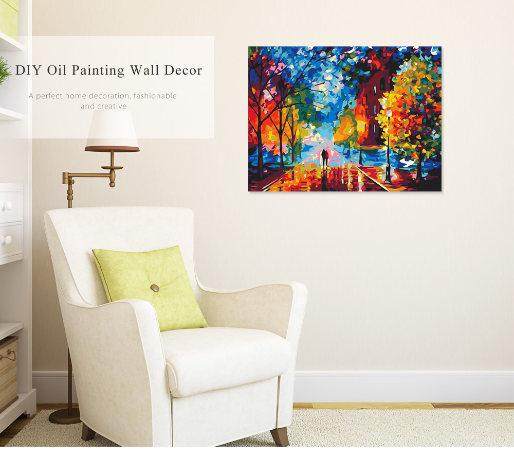40 x 30CM Lovers DIY Digital Oil Painting Wall Decor 40 x 30CM Lovers DIY Digital Oil Painting Wall Decor