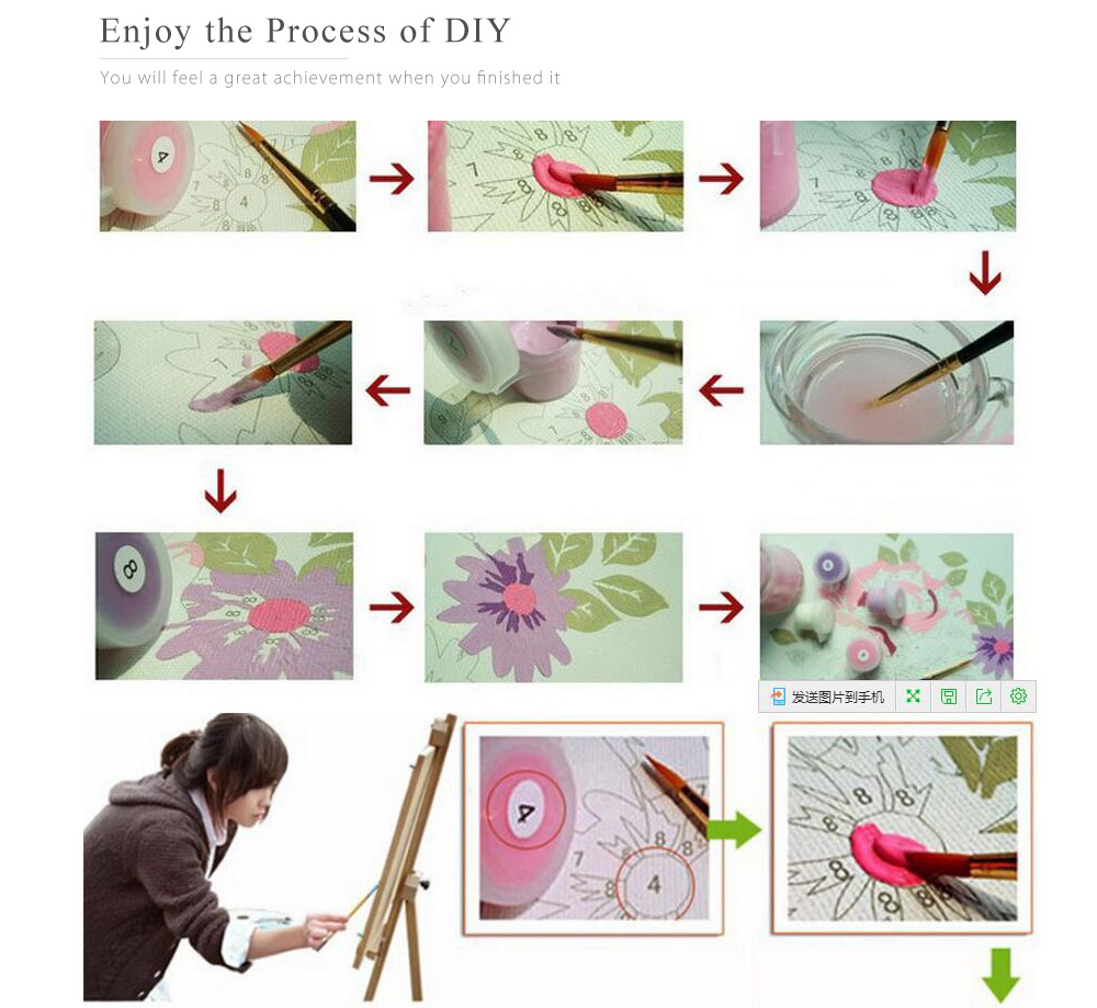 40 x 30CM Lovers DIY Digital Oil Painting Wall Decor 40 x 30CM Lovers DIY Digital Oil Painting Wall Decor