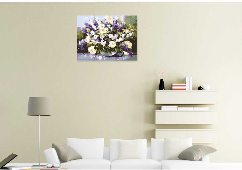 40 x 30CM Lavender DIY Digital Oil Painting Wall Decor 40 x 30CM Lavender DIY Digital Oil Painting Wall Decor