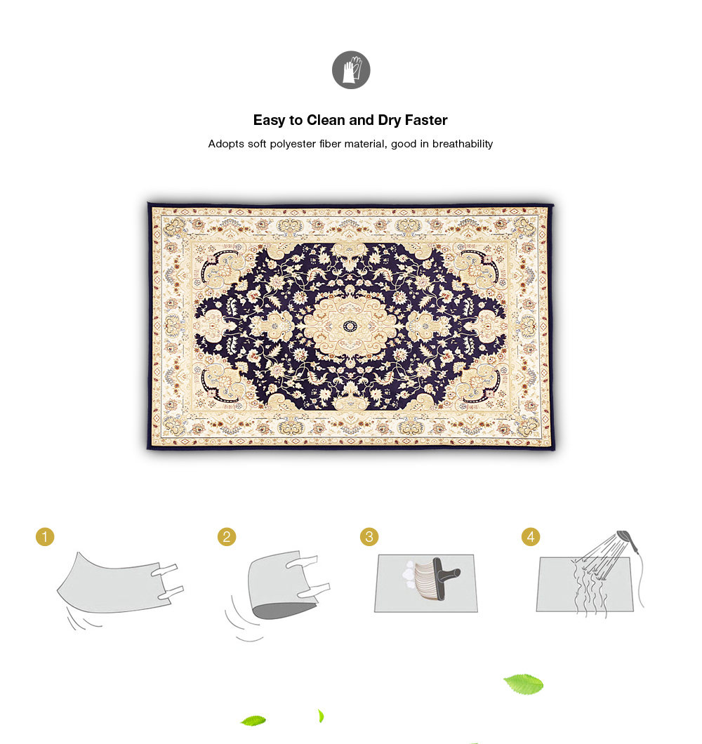 European Anti-skid Bed Side Mat for Bedroom Living Room European Anti-skid Bed Side Mat for Bedroom Living Room