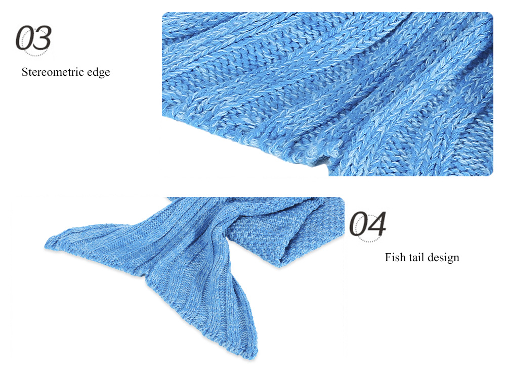 Outdoor Traveling Fish Tail Blanket Yarn Knitted Handmade Crochet Soft Sleeping Tool Outdoor Traveling Fish Tail Blanket Yarn Knitted Handmade Crochet Soft Sleeping Tool