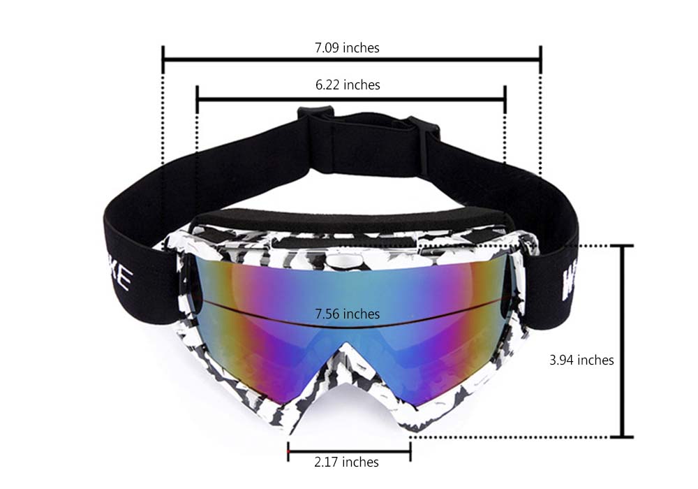 WOLFBIKE Unisex UV Protection Anti-fog Snowboarding Glasses Skiing Goggles Mask Eyewear WOLFBIKE Unisex UV Protection Anti-fog Snowboarding Glasses Skiing Goggles Mask Eyewear