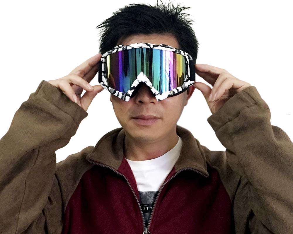 WOLFBIKE Unisex UV Protection Anti-fog Snowboarding Glasses Skiing Goggles Mask Eyewear WOLFBIKE Unisex UV Protection Anti-fog Snowboarding Glasses Skiing Goggles Mask Eyewear