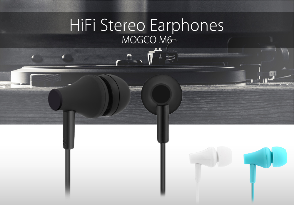 MOGCO M6 HiFi Wired Earphones Headphones MOGCO M6 HiFi Wired Earphones Headphones