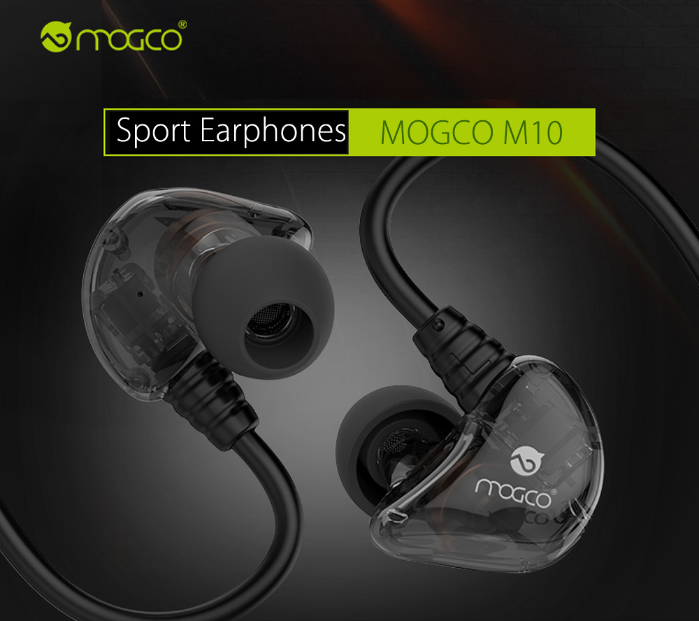 MOGCO M10 HiFi Wired Sport Earphones Headphones MOGCO M10 HiFi Wired Sport Earphones Headphones