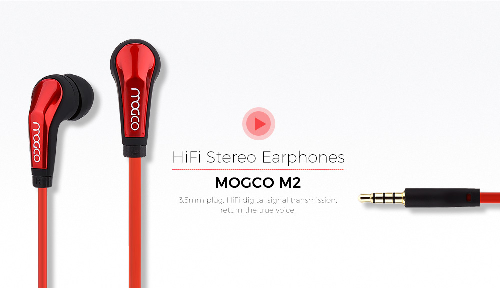 MOGCO M2 HiFi Wired Earphones Headphones MOGCO M2 HiFi Wired Earphones Headphones