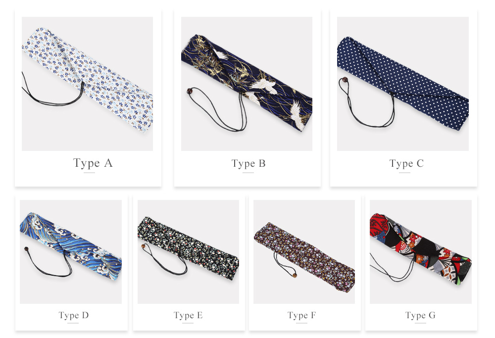 Japanese Style Spoon Chopsticks Tableware Protection Bag Japanese Style Spoon Chopsticks Tableware Protection Bag