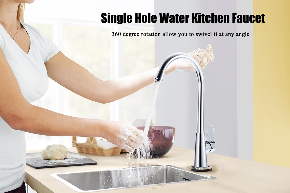 360 Degree One Hole Single Handle Water Kitchen Faucet 360 Degree One Hole Single Handle Water Kitchen Faucet