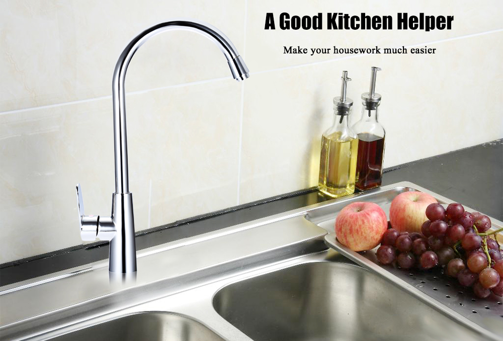 360 Degree One Hole Single Handle Water Kitchen Faucet