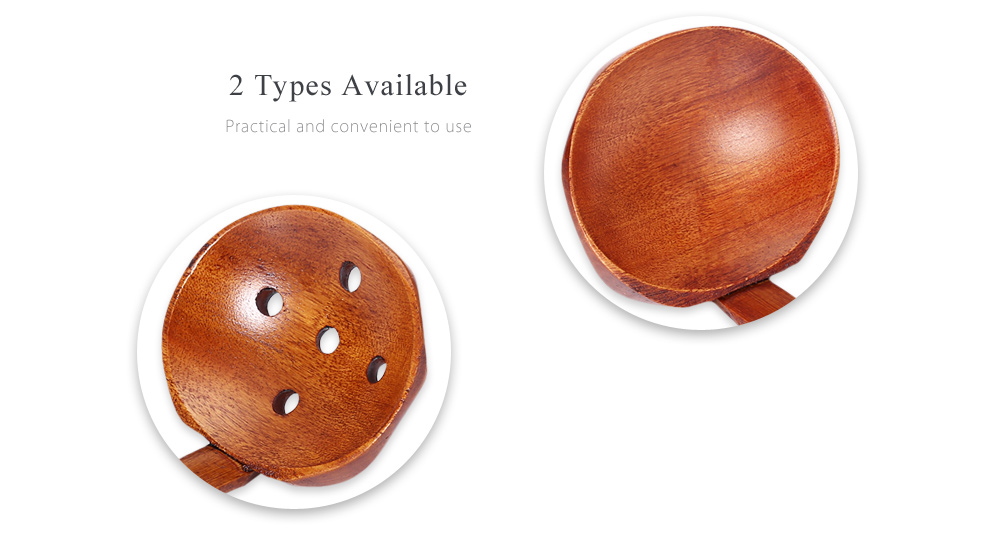Wood Ladle Round Shape Soup Rice Spoon Wood Ladle Round Shape Soup Rice Spoon