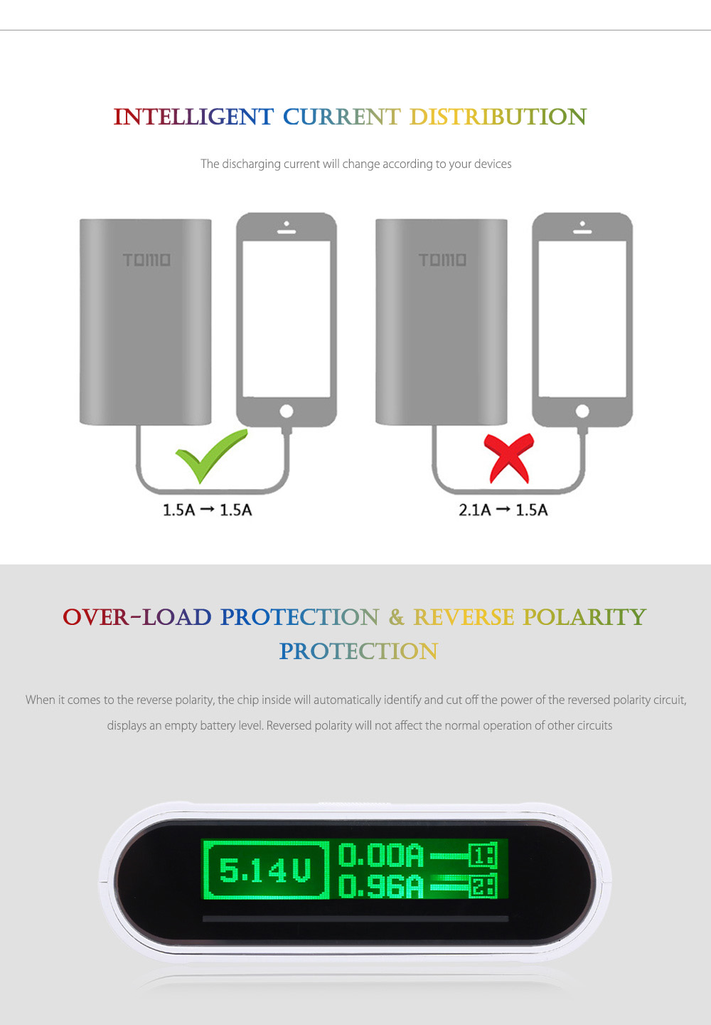 TOMO M4 DIY Smart Power Bank 4 x 18650 Li-ion Battery Charger TOMO M4 DIY Smart Power Bank 4 x 18650 Li-ion Battery Charger