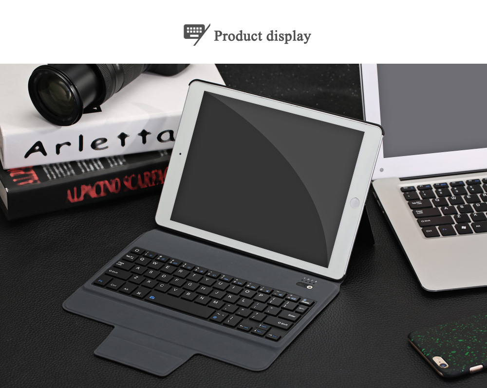 3 in 1 Universal Bluetooth Keyboard Tablet Protective Case with Stander for iPad Air 1 / Air 2 / iPad Pro 9.7 3 in 1 Universal Bluetooth Keyboard Tablet Protective Case with Stander for iPad Air 1 / Air 2 / iPad Pro 9.7
