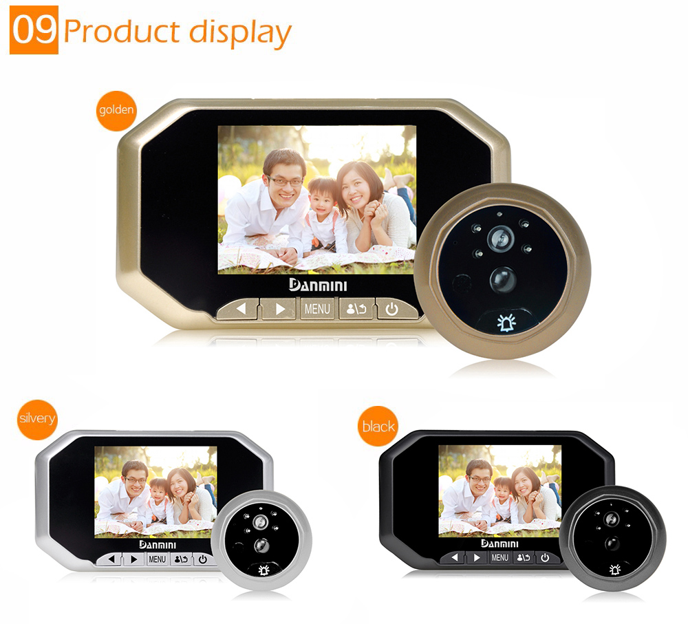 Danmini YB - 35AHD - M 3.5 inch TFT Digital Peephole Viewer