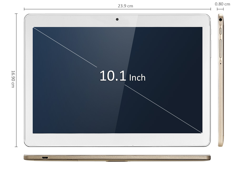 Onda V10 4G Phablet 10.1 inch IPS Screen Android 5.1 MTK6735 1.3GHz Quad Core 1GB RAM 16GB eMMC Dual Cameras GPS FM Bluetooth 4.0