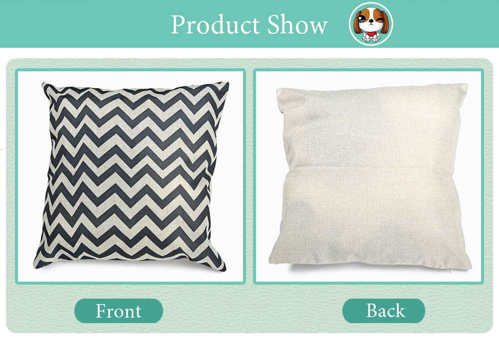 Geometric Pattern Cotton Linen Pillow Cushion Cover Home Decor Geometric Pattern Cotton Linen Pillow Cushion Cover Home Decor