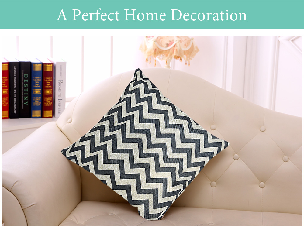 Geometric Pattern Cotton Linen Pillow Cushion Cover Home Decor Geometric Pattern Cotton Linen Pillow Cushion Cover Home Decor