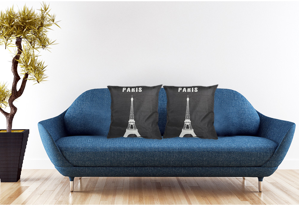 Eiffel Tower Cotton Linen Pillow Cushion Cover Home Decor Eiffel Tower Cotton Linen Pillow Cushion Cover Home Decor