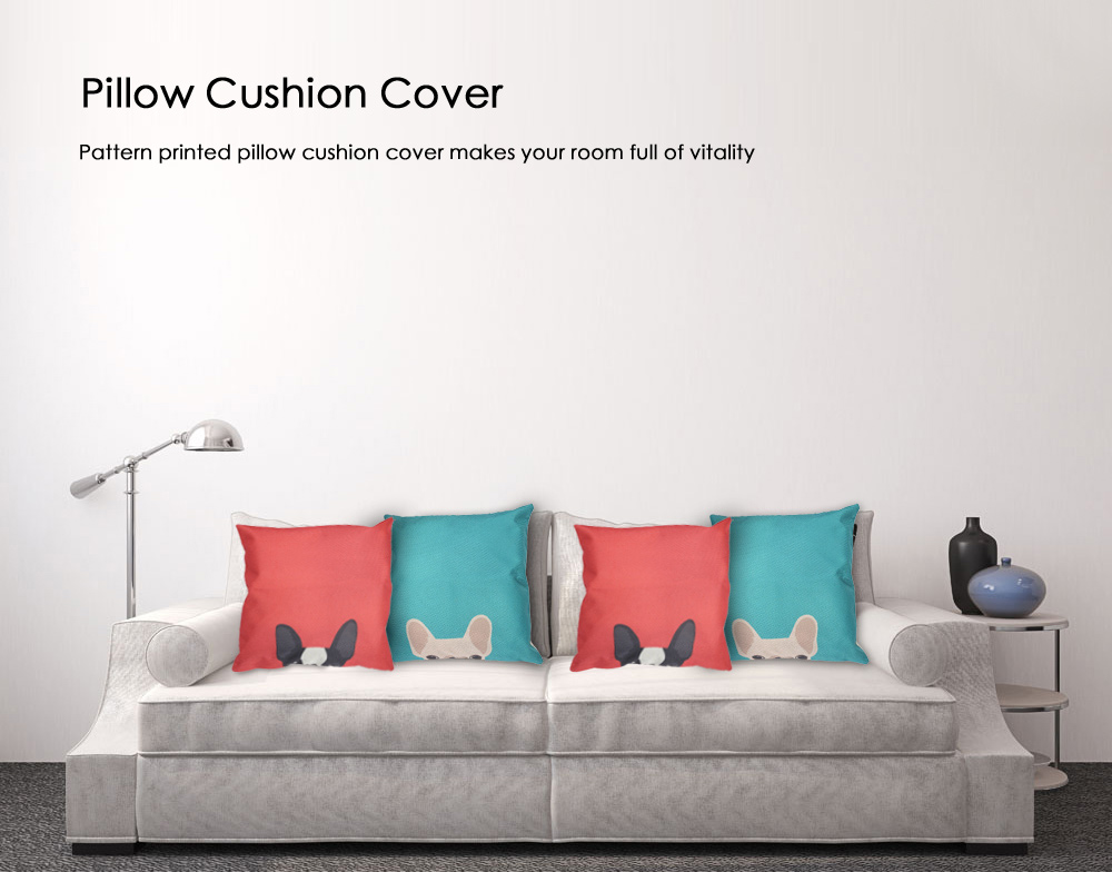 Hide Cat Dog Cotton Linen Pillow Cushion Cover Home Decor Hide Cat Dog Cotton Linen Pillow Cushion Cover Home Decor