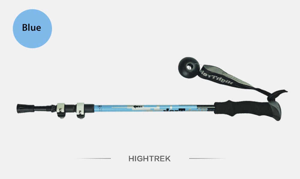 HighTrek HT303 3 Joint Straight Shank External Lock Buckle Hiking Pole HighTrek HT303 3 Joint Straight Shank External Lock Buckle Hiking Pole