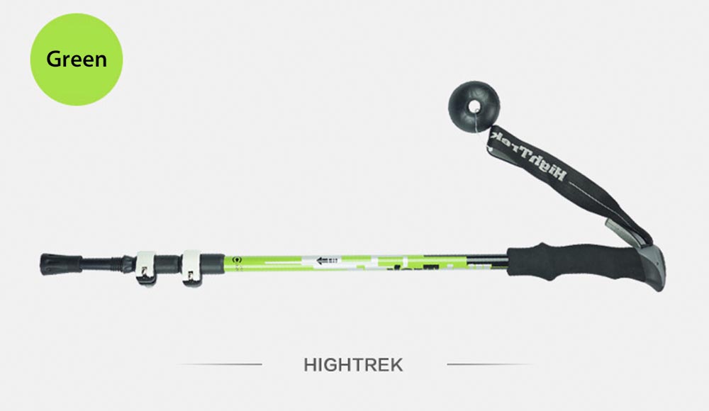HighTrek HT303 3 Joint Straight Shank External Lock Buckle Hiking Pole HighTrek HT303 3 Joint Straight Shank External Lock Buckle Hiking Pole