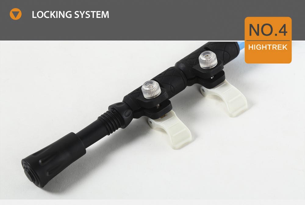 HighTrek HT303 3 Joint Straight Shank External Lock Buckle Hiking Pole HighTrek HT303 3 Joint Straight Shank External Lock Buckle Hiking Pole
