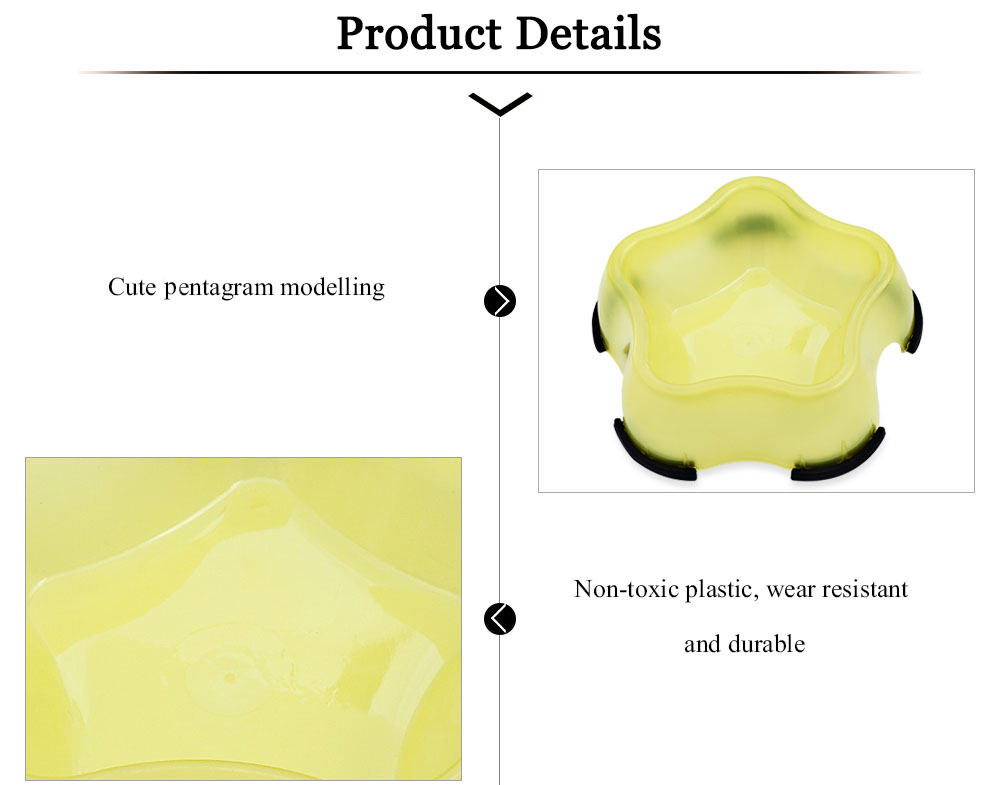 Transparent Plastic Pet Dog Cat Water Food Bowl Transparent Plastic Pet Dog Cat Water Food Bowl