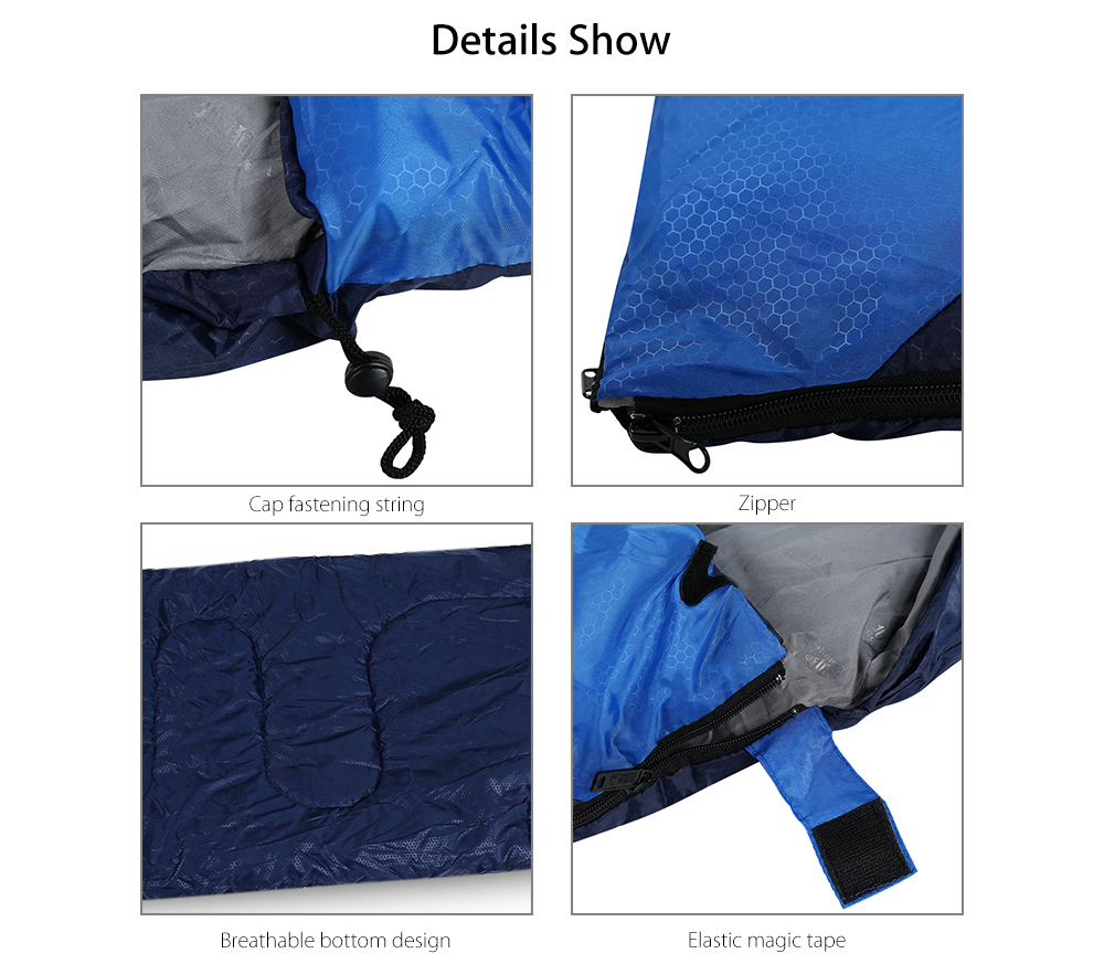 BSWOLF Outdoor Adult Foldable Splicing Water Resistant Envelope Sleeping Bag BSWOLF Outdoor Adult Foldable Splicing Water Resistant Envelope Sleeping Bag