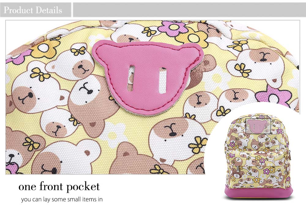 Casual Allover Cartoon Print Child School Bag Mini Backpack Casual Allover Cartoon Print Child School Bag Mini Backpack
