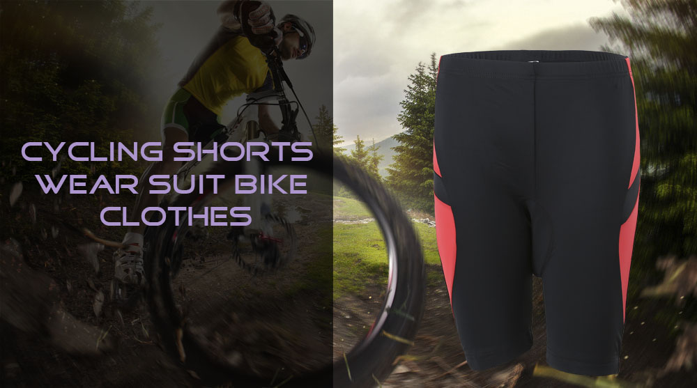 REALTOO Bicycle Uniform Silicone Gel Padded Cycling Shorts REALTOO Bicycle Uniform Silicone Gel Padded Cycling Shorts