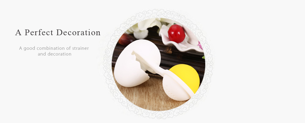 Egg Shape Silicone Tea Infuser Strainer Filter