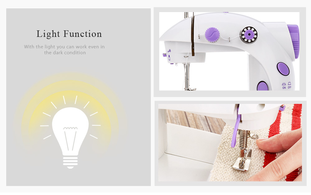 Mini Automatic Thread Sewing Machine Double Speed Control Button Mini Automatic Thread Sewing Machine Double Speed Control Button