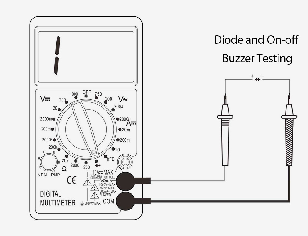 WHDZ DT700B Digital Multimeter AC DC Tester Voltmeter WHDZ DT700B Digital Multimeter AC DC Tester Voltmeter