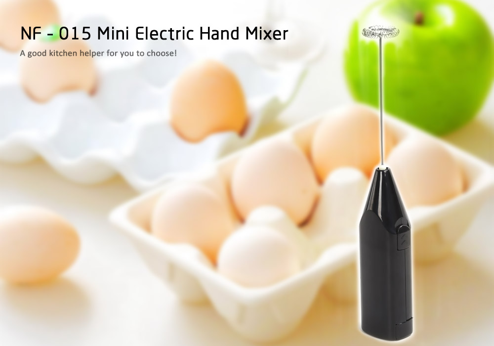 NF - 015 Mini Electric Hand Mixer Coffee Milk Whisk Egg Beater Kitchen Accessory