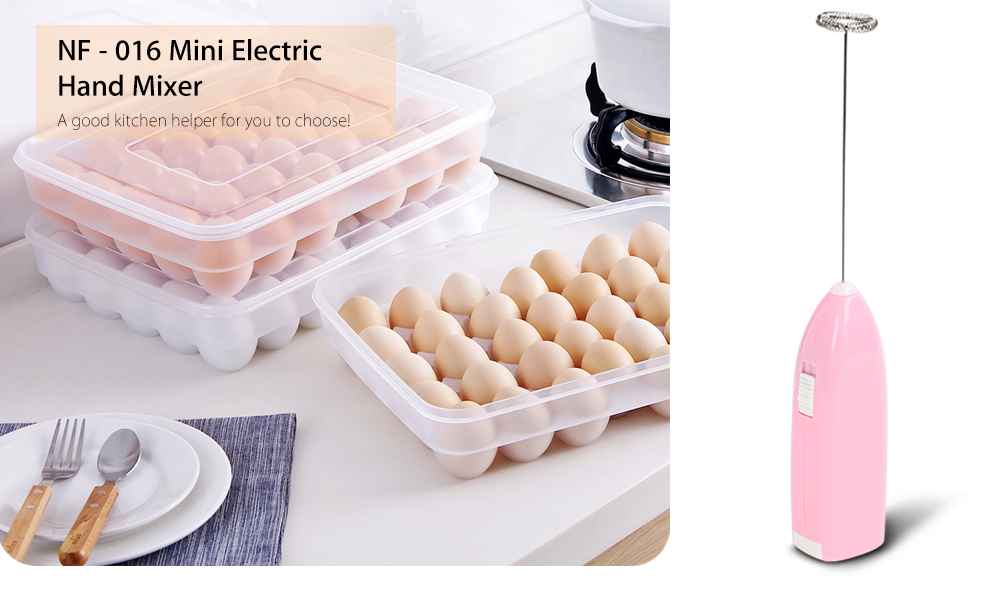 NF - 016 Mini Electric Hand Mixer Whisk Coffee Milk Egg Beater Kitchen Tool NF - 016 Mini Electric Hand Mixer Whisk Coffee Milk Egg Beater Kitchen Tool