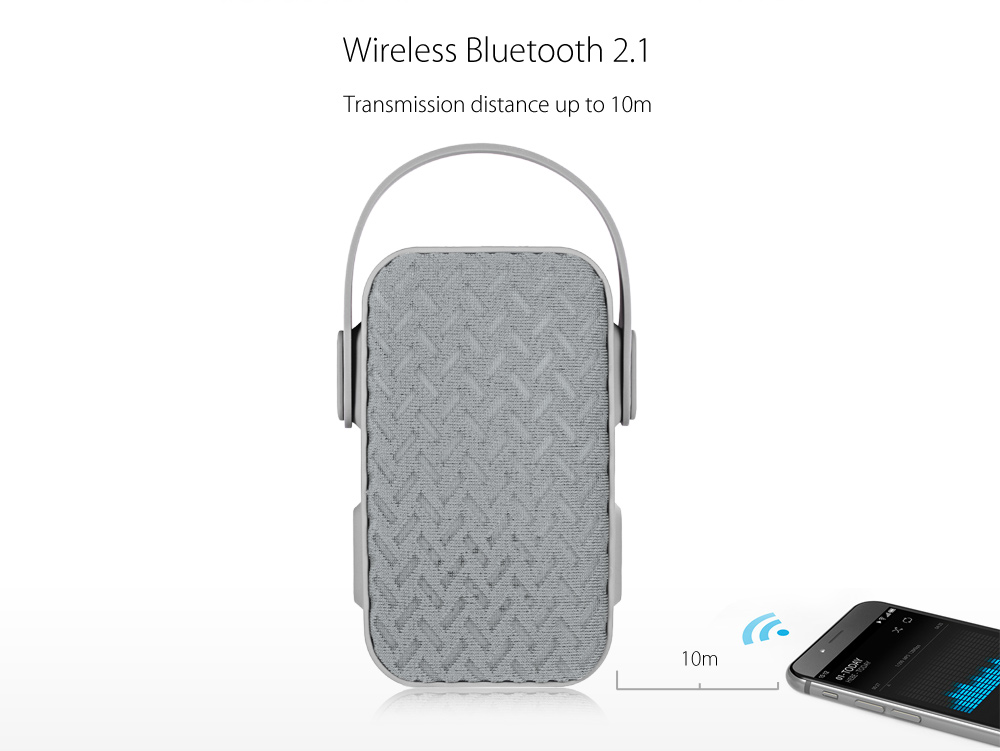 AIBIMY MY220BT Portable Bluetooth Speaker with Hands-free AUX Input USB TF Card Slot