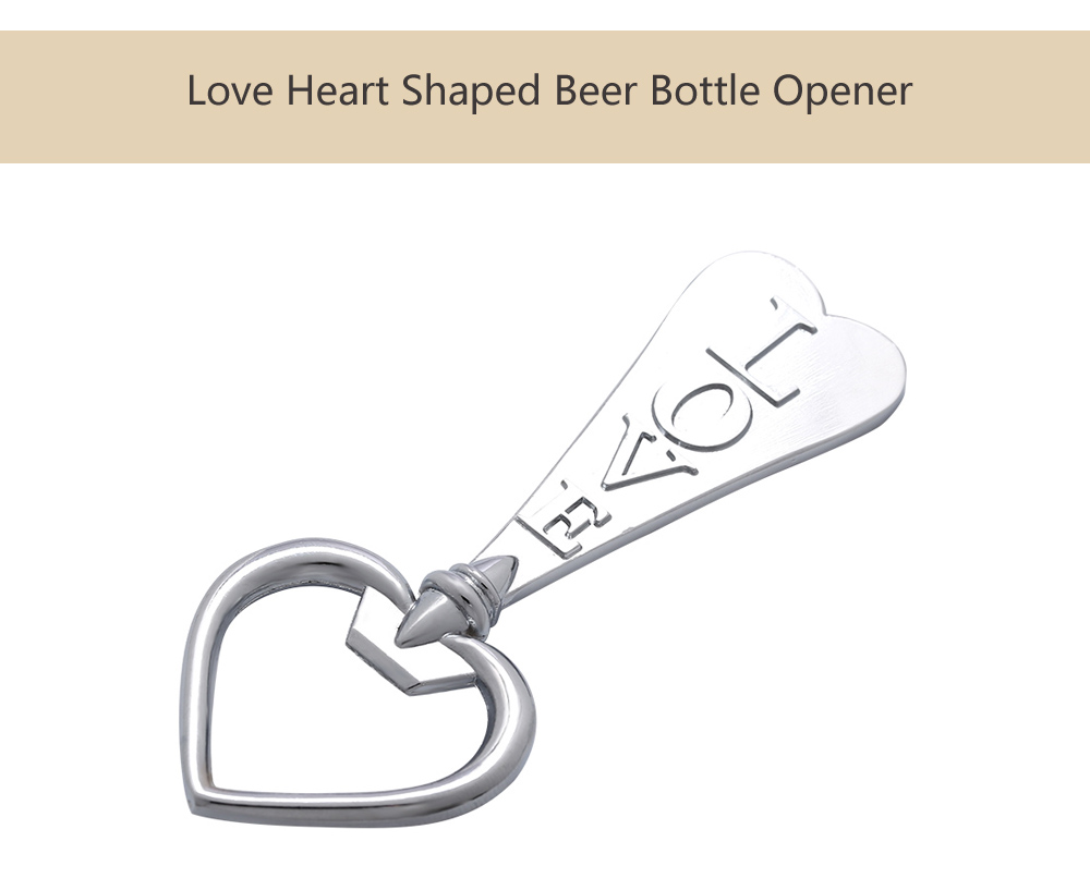 Stylish Love Heart Shaped Bottle Opener