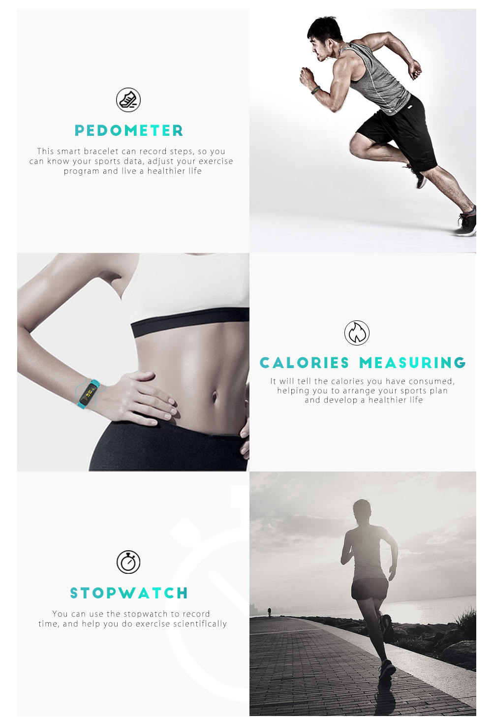 INCHOR WRISTFIT HR2 Colorful TFT Screen Heart Rate Monitor Smart Bracelet INCHOR WRISTFIT HR2 Colorful TFT Screen Heart Rate Monitor Smart Bracelet