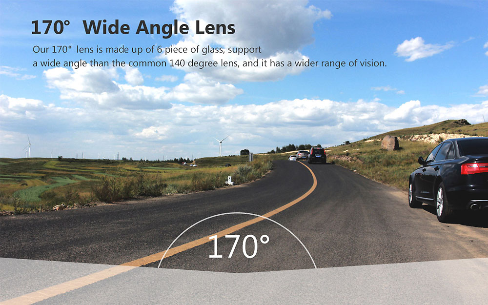 A305 2.45 inch Car DVR Automobile Data Recorder WiFi 1080P 170-degree LCD Screen Camcorder A305 2.45 inch Car DVR Automobile Data Recorder WiFi 1080P 170-degree LCD Screen Camcorder